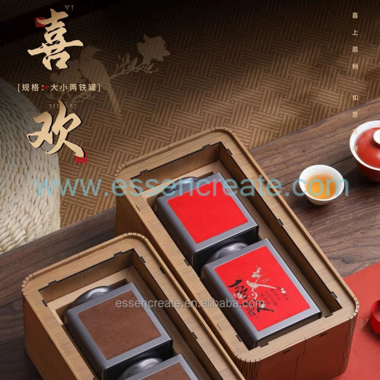 Custom Wooden Tea Packaging