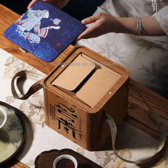 Custom Wooden Tea Packaging