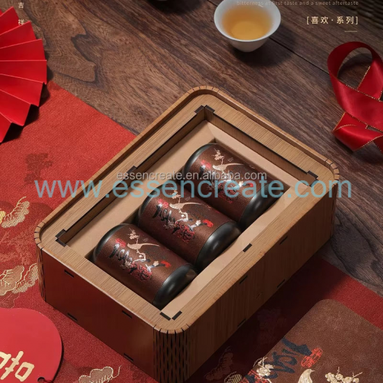 Custom Wooden Tea Packaging