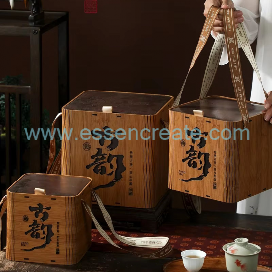 Custom Wooden Tea Packaging