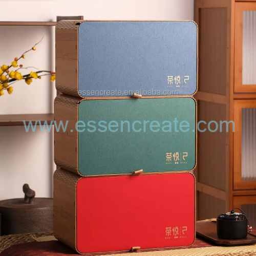 Individuelle Teeverpackung aus Holz