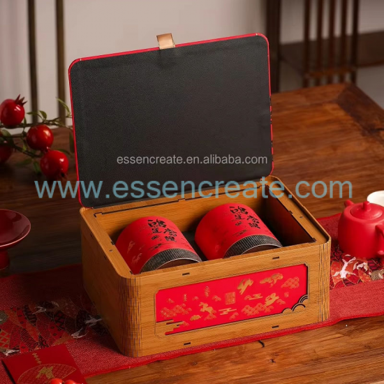 Custom Wooden Tea Packaging