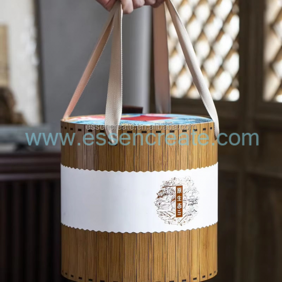 Individuelle Teeverpackung aus Holz