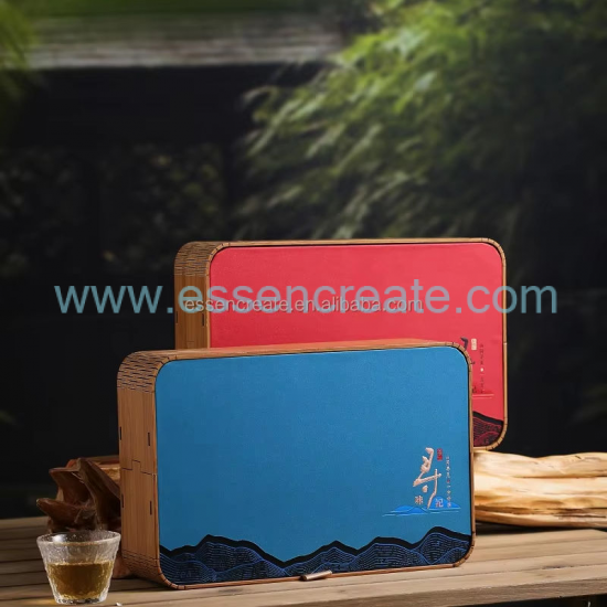 Individuelle Teeverpackung aus Holz