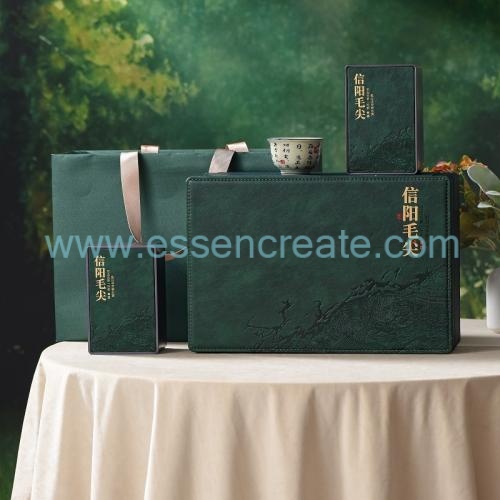 Custom Leather Tea Packaging Box